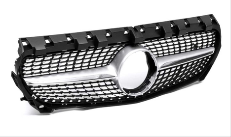 MERCEDES W117 CLA IÇIN UYUMLU 2013-2015 CLA IÇIN UYUMLU DIAMOND PANJUR - GRI